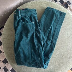 Empyre Deep Teal Corduroy Pants